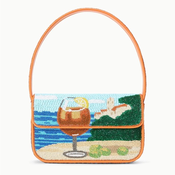 STAUD Handbags - STAUD BEADED TOMMY BAG